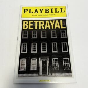 Betrayal Broadway Playbill Daniel Craig Rachel Weisz Rafe Spall Pinter NYC
